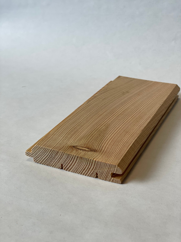 larch v profile cladding
