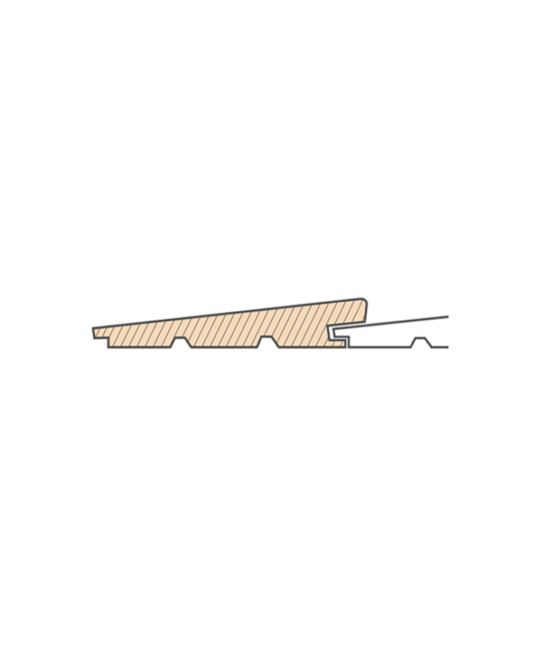 cladding feather edge profile