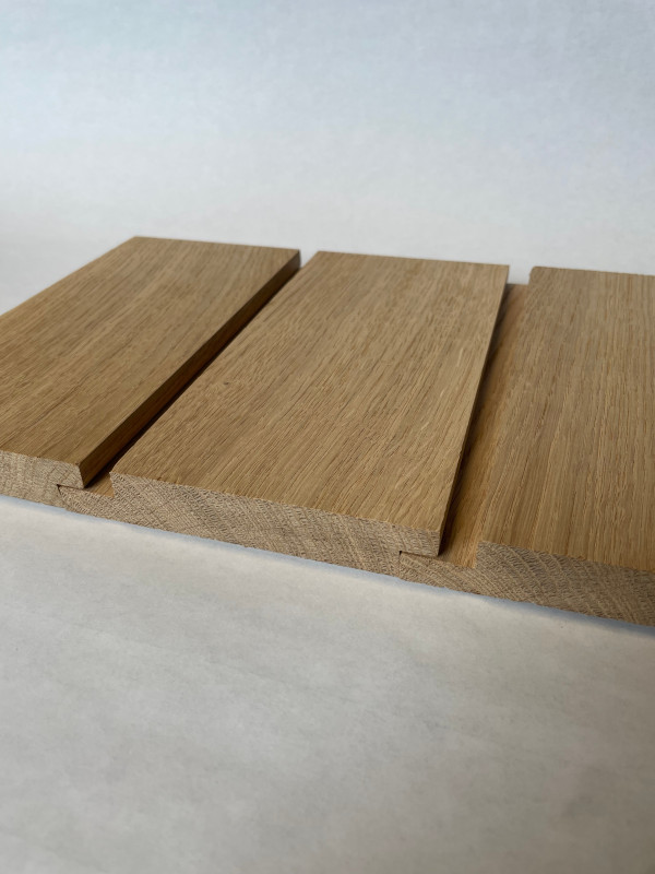 shadow gap oak cladding boards