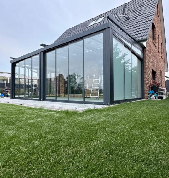 doubled glazed veranda winter garden