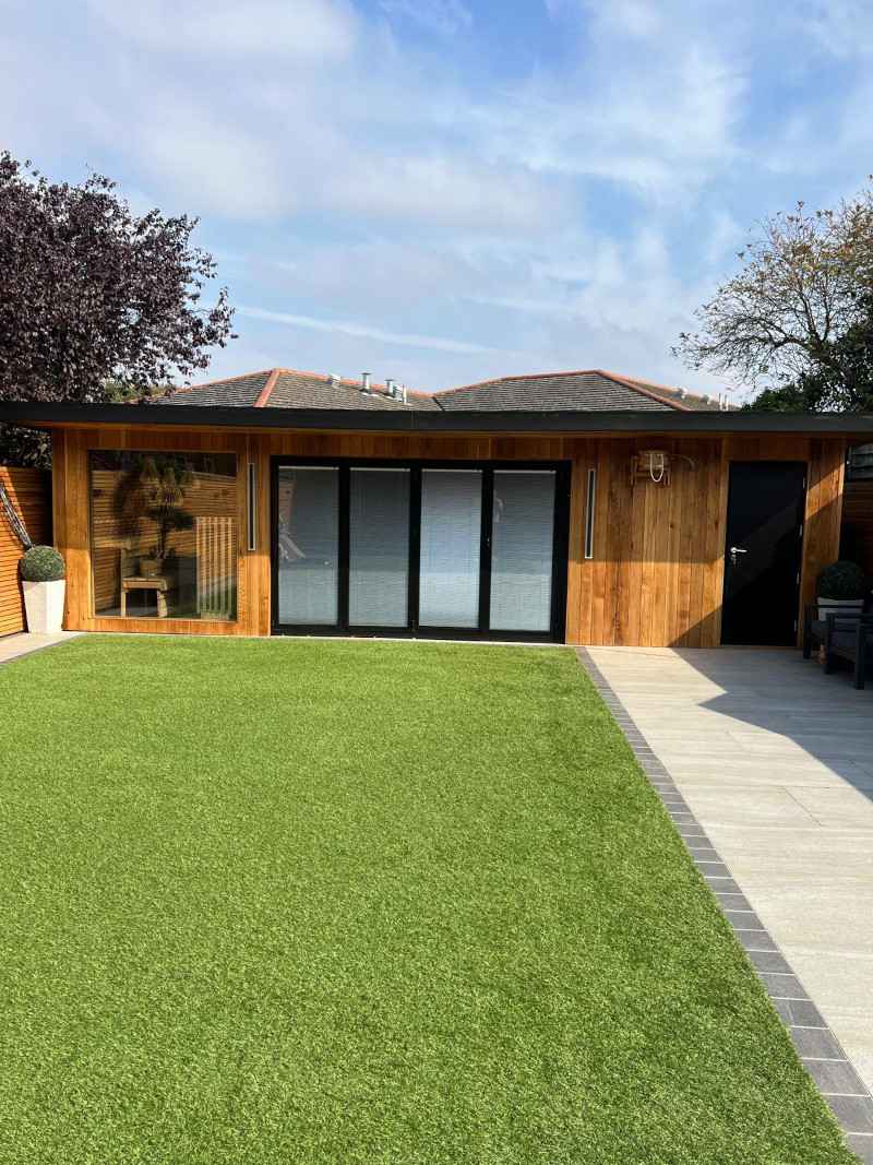 bifold doors garden view