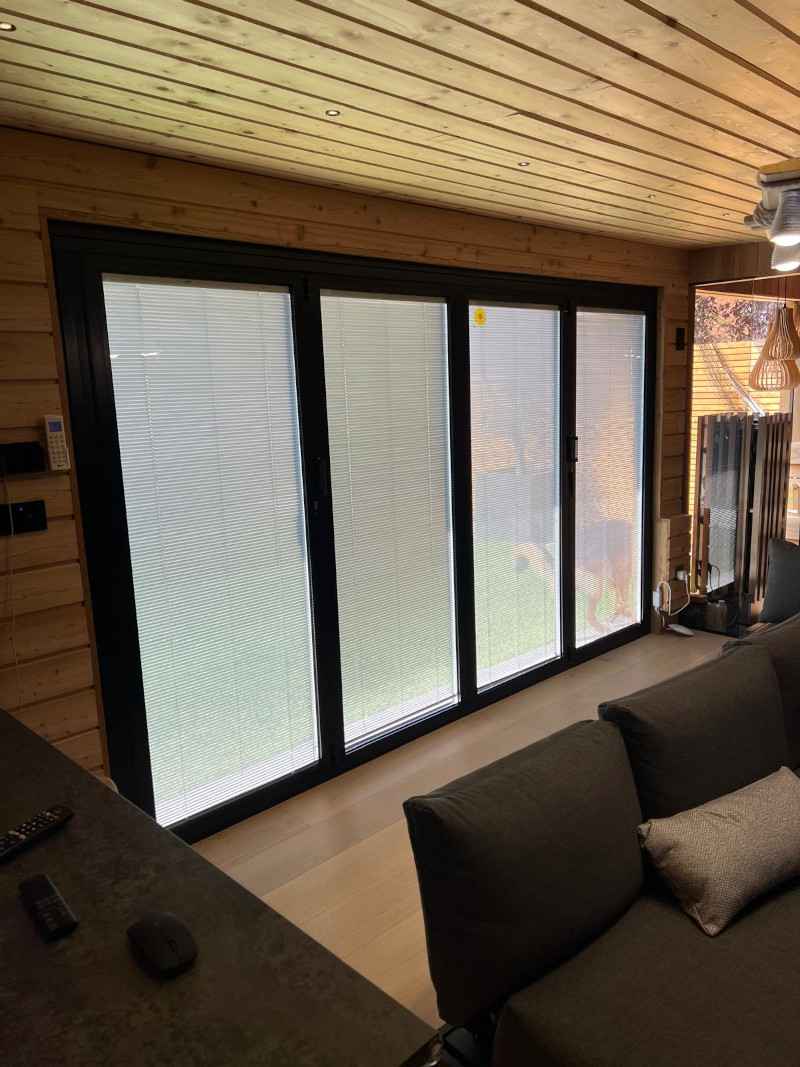 closed bifold doors