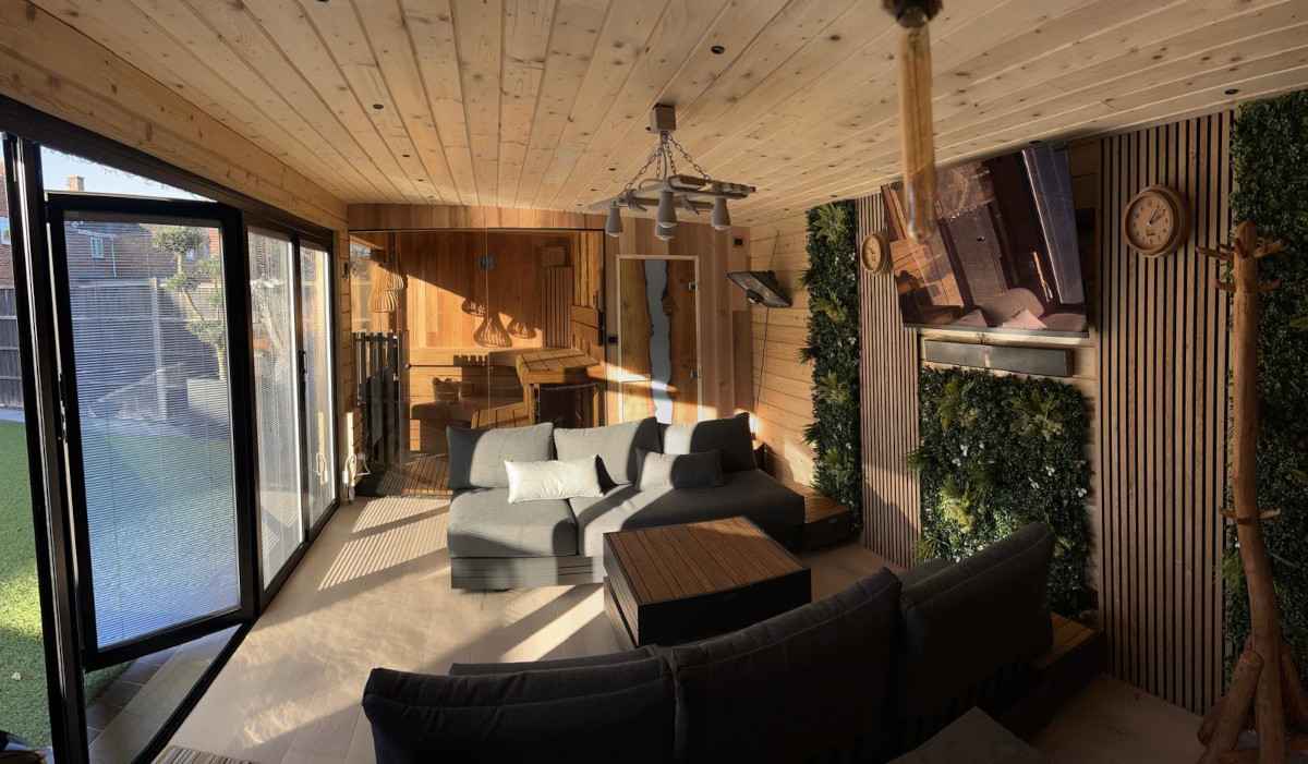 inside of the garden room