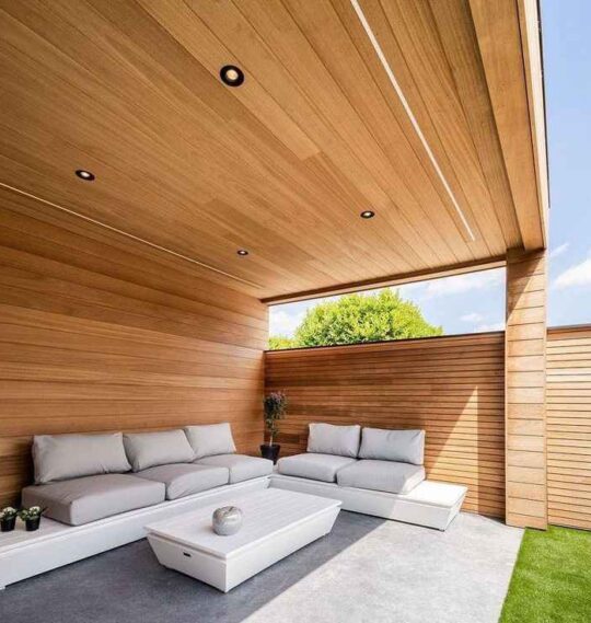 siberian larch timber cladding