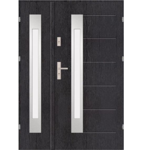 double leaf glazed entrance door t41 s33