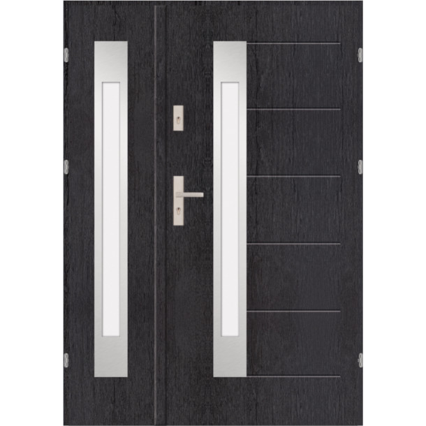 double leaf glazed entrance door t41 s33