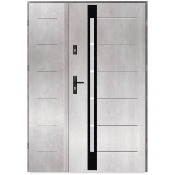 double leaf glazed entrance door t41 s61