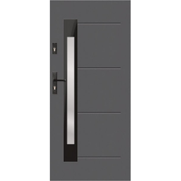 t55 s81 modern glazed door