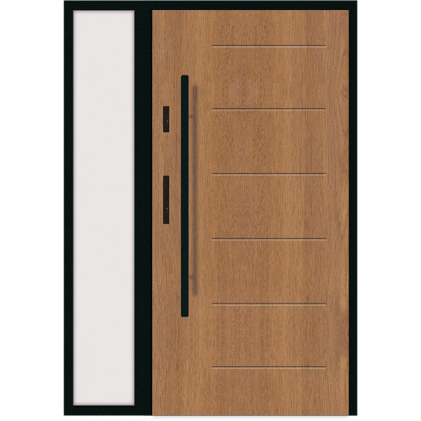 entrance door with fanlights t60 antaba