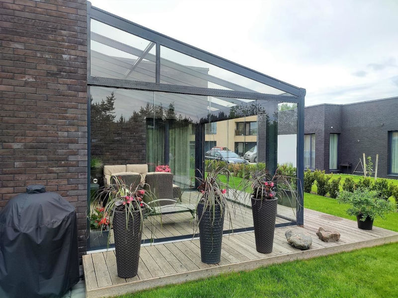 decking for glass rooms