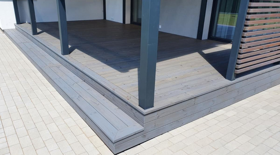 wood decking for verandas and glass rooms